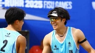 「二刀流」水町泰杜がビーチバレーで感じる成長　海外勢の試合からも吸収して「もっと強くなりたい」