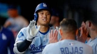 大谷翔平、キャリア最速の126試合目で44号に到達　ドジャースは先発全員安打、打線爆発の2ケタ得点で快勝