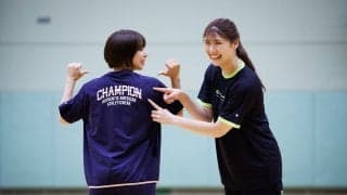 「かわいくて動きやすい！」黒後愛＆鎌田咲希が語る夢をかなえる Champion ウェアの “本音レビュー”
