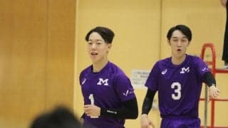 秋季関東大学男子リーグ戦開幕を前にイベント主催の明治大と早稲田大、中央大が熱戦