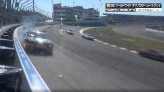 何が起きた？ 突然の壁走り→ブレーキが“火を吹く” まさかのトラブルに「そんな壊れ方するんだ」ファン騒然