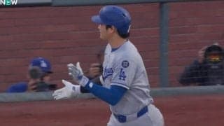 何が起きた？ 大谷翔平、爆速弾後に“まさかの行動”「泣けるな」ベンチに見せたリアクションが話題に「いよいよだな」