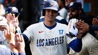大谷翔平、2試合連発53号でHRキングタイ浮上　ドジャースは4点差ひっくり返す逆転勝利でマジック「3」
