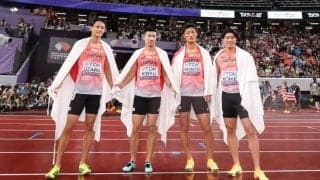 リレー侍「完敗」6位…日本勢最後の種目で有終メダルならずも今田美桜「9日間で一番の盛り上がり」【東京世界陸上】