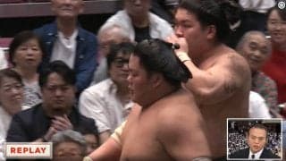 元貴景勝・湊川親方、珍しく“素”のリアクション「どうしたww」「お景親方w」ファンほっこり 先輩力士の際どい取組で