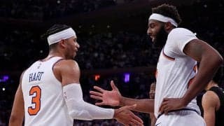 今季も優勝候補の一角を担うニックス…キャブスとの開幕戦ではハート、ロビンソンが欠場