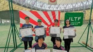 九州大会代表6組決まる　九州ブロックレディーステニス熊本県大会