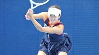 山口芽生 逆転負けでボール叩きつける 