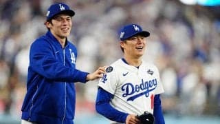 ウソでしょ…！？ 佐々木朗希、まさかのフルスイング「ガチで見たかったヤツ」山本由伸のエグいボールと“対戦”「めっちゃ楽しそうw」