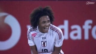 衝撃の12秒！16歳“和製ルカク”の重戦車ドリブルが「２人分のパワー」「最高だ」ダブルマークを跳ね除け進撃【U-17W杯】