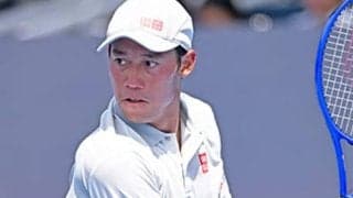  錦織圭 横浜会場入り 練習公開 