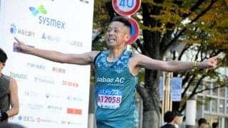 滑落事故から驚異の回復で神戸マラソン完走「100点満点の達成感」
