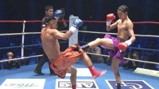 「KO負けなし」未知の中国人ファイターを“たった2発”で悶絶KO イケメンファイターの無慈悲な覚醒ぶりに騒然