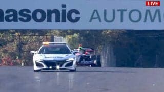 レースを先導！ホンダの絶版名車に「サイレン鳴るんだ」 サーキットで捉えた珍しい“仕事風景”に反響