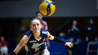 【バレー】東京サンビームズ・アンナクレク「ベストのプレーを見せたい。相手に川口太一君がいたのはサプライズでした」、根本七緒「打てる人はいる、レシーブで頑張りたい」 V女子