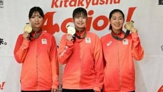 デフリンピック女子バスケで金　北九州出身の3選手が市役所を表敬