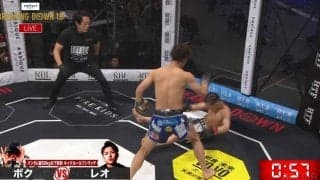 BDの“悪童”レオ、まさかの敗戦…左フックで壮絶ダウン！ 勝利者に対しRIZINファイターは「格闘技センスがすごい」と絶賛