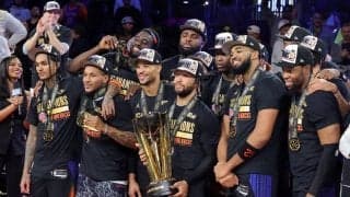 NBAカップの3代目王者に輝いたニックス…ホームのMSGへ優勝バナーは掲出せず