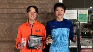 ノーシードから頂点へ　田中敬梧が18歳以下男子シングルス制覇＜むさしの村ニューイヤージュニア＞【プレー写真あり】