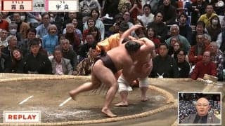 「何ですかね今の決まり手」宇良、“謎すぎる”負け方に決まり手係の親方も困惑
