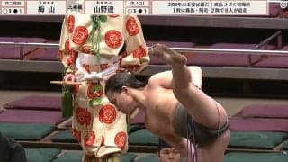 15歳力士、取組後に髪が爆発 食らいついたら離さない執念の勝ち越しでの一コマ「負けん気の強さ顔に出てる」ファン驚嘆
