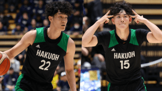 B1秋田にユース出身の白鷗大2選手が特別指定選手として加入…インカレ制覇に貢献した内藤晴樹と小川瑛次郎