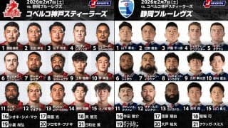 第7節屈指の好カード。5連勝の神戸スティーラーズがホストゲームで上り調子の静岡ブルーレヴズを迎え撃つ