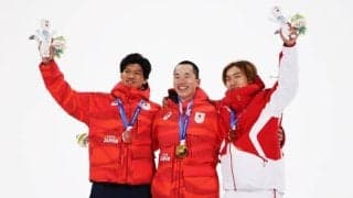 日本勢歴史的快挙！男子ビッグエアで木村葵来が金！木俣椋真が銀のワンツーフィニッシュで表彰台「とても重たいです」【冬季五輪】