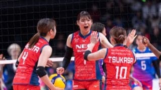 SVリーグ女子　NEC川崎とSAGA久光の首位攻防戦は1勝1敗　東レ滋賀が連敗をストップ