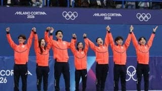 フィギュア表彰台、組織委が表面を取り換える　ブレード刃こぼれ受け