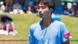  松岡隼 ストレート負けで4強ならず 