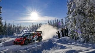WRCスウェーデン：トヨタのエルフィン・エバンスが今季初勝利、勝田貴元は14.3秒差の2位。トヨタは2戦連続で表彰台独占