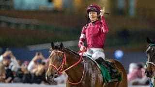 【サウジカップ】坂井瑠「馬を信じて乗りました」フォーエバーヤングが史上初の連覇