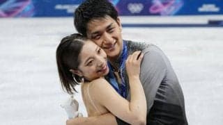 りくりゅう、歴代最高得点のフリー演技　フィギュアペア日本初の金
