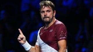 元世界3位ワウリンカ、1年10ヵ月ぶりにトップ10から白星! 世界4位メドベージェフ下し8強[モゼール・オープン]
