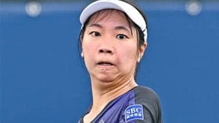  伊藤あおい 途中棄権で2回戦敗退 