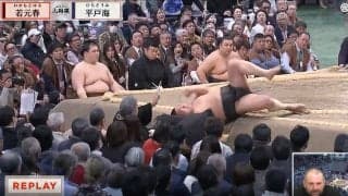 大相撲なのに「プロレスかと思った」　驚きの光景に「なんだこれは」「怪我すんぞ」「今の危ない」ファン騒然