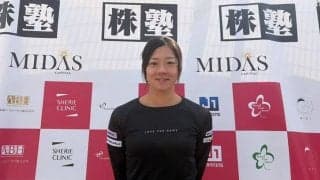 前年覇者の加治遥、第1シードの坂詰姫野を破り2回戦進出。逆転で初戦突破[株塾甲府国際オープン]