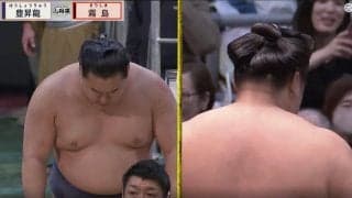 横綱・豊昇龍、“憮然”たる表情　一礼直後に花道で…霧島と対照的な背中、天を仰ぎ「ああ…首を捻りました」実況も思わず伝える