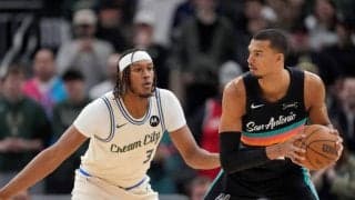 NBAはディフェンスを軽視？…通説に対し、DPOY筆頭候補ウェンバンヤマが見解