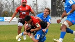 ラグビー釜石4連敗、豊田の大型選手止められず　下位脱出へ正念場