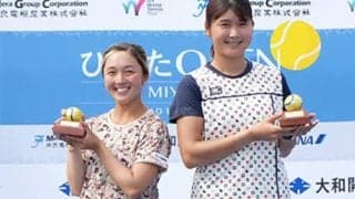  永田杏里/佐藤南帆ペア 日本勢対決制しV 