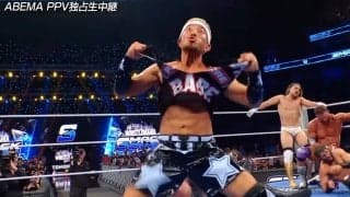 「あー！」「消えました…」人気日本人レスラー、気合いの“タンクトップ破り”→直後に悲劇「かわいそう」