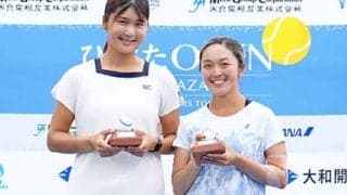  永田杏里/佐藤南帆ペア 2週連続V 