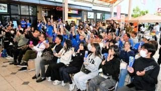 久光スプリングス初優勝　佐賀駅前のPVに300人　バレーボール
