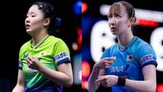 張本美和、リベンジマッチ実現で“対早田ひな”対策は？　過去戦績は25歳サウスポーが優位、ダブルスで好連携の両者が激突【USスマッシュ】
