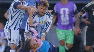 スペインに敗北後に大荒れの乱闘騒動　アルゼンチンに退場者も出る異例の処分　38歳ベテランは相手に口論「お前らはずっと泣いてたろ？」【W杯】