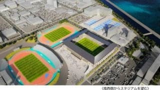 鹿児島市のスタジアム計画、鴨池庭球場に候補地絞る　複合化は見送り