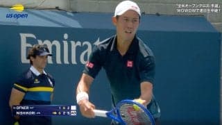 錦織圭が「笑ってる」 現役最後の4大大会…フルセットの激闘制した直後の光景にSNS感激「最高の笑顔に感無量」
