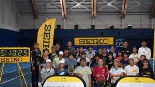  東レPPOテニスでジュニアアカデミー　セイコーが13～18歳女子20人募集 